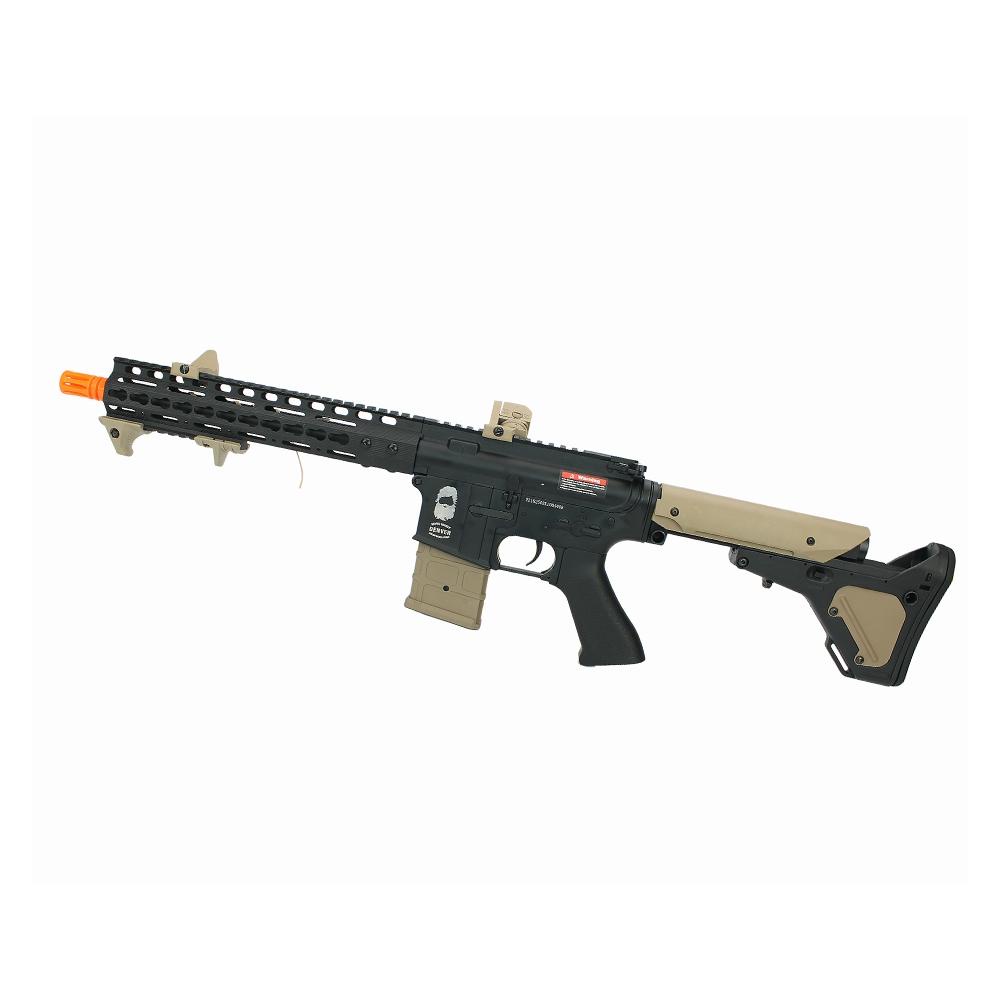 Rifle De Airsoft Aeg Denver Duel Code Full Metal Black/tan Escorrega