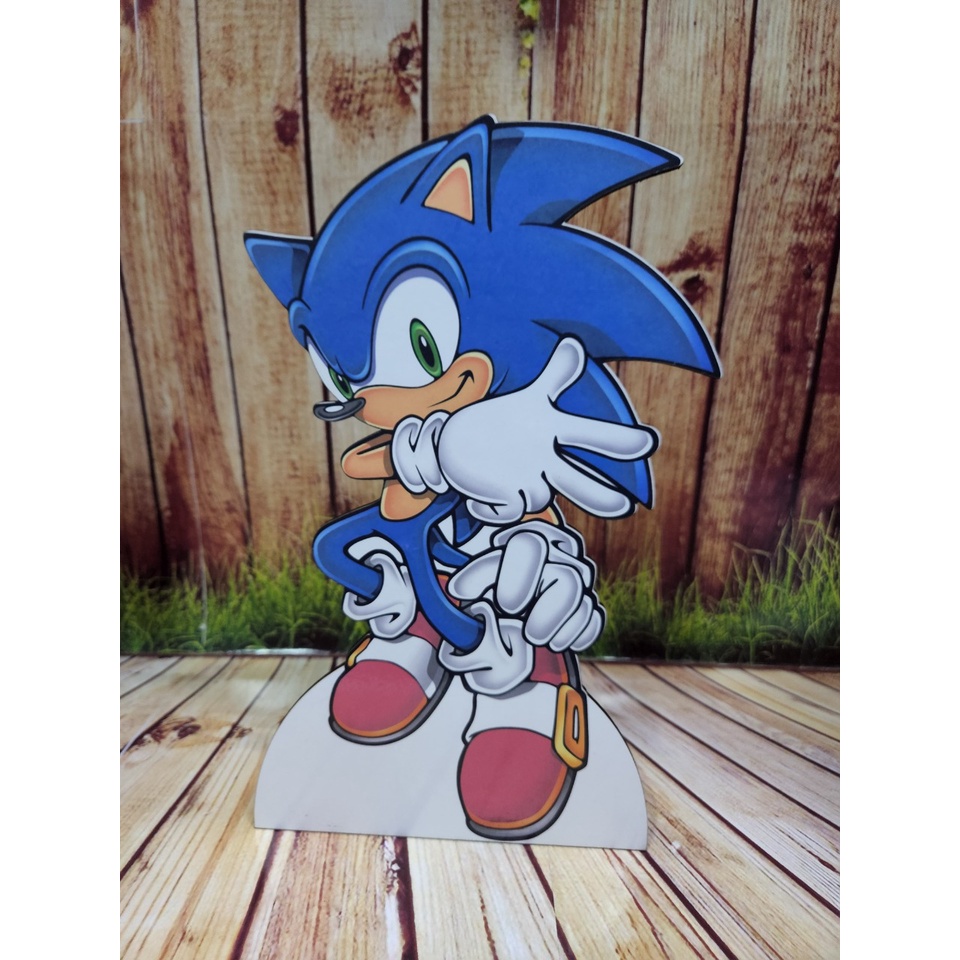 Display mdf sonic | Shopee Brasil