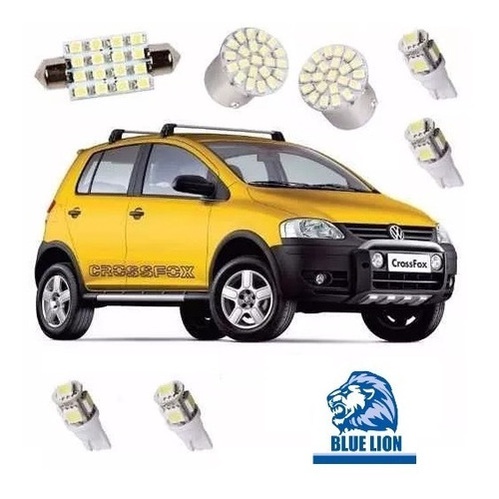 Led Pingo E Torpedo Vw Crossfox  Fox G1 Farolete Placa Teto