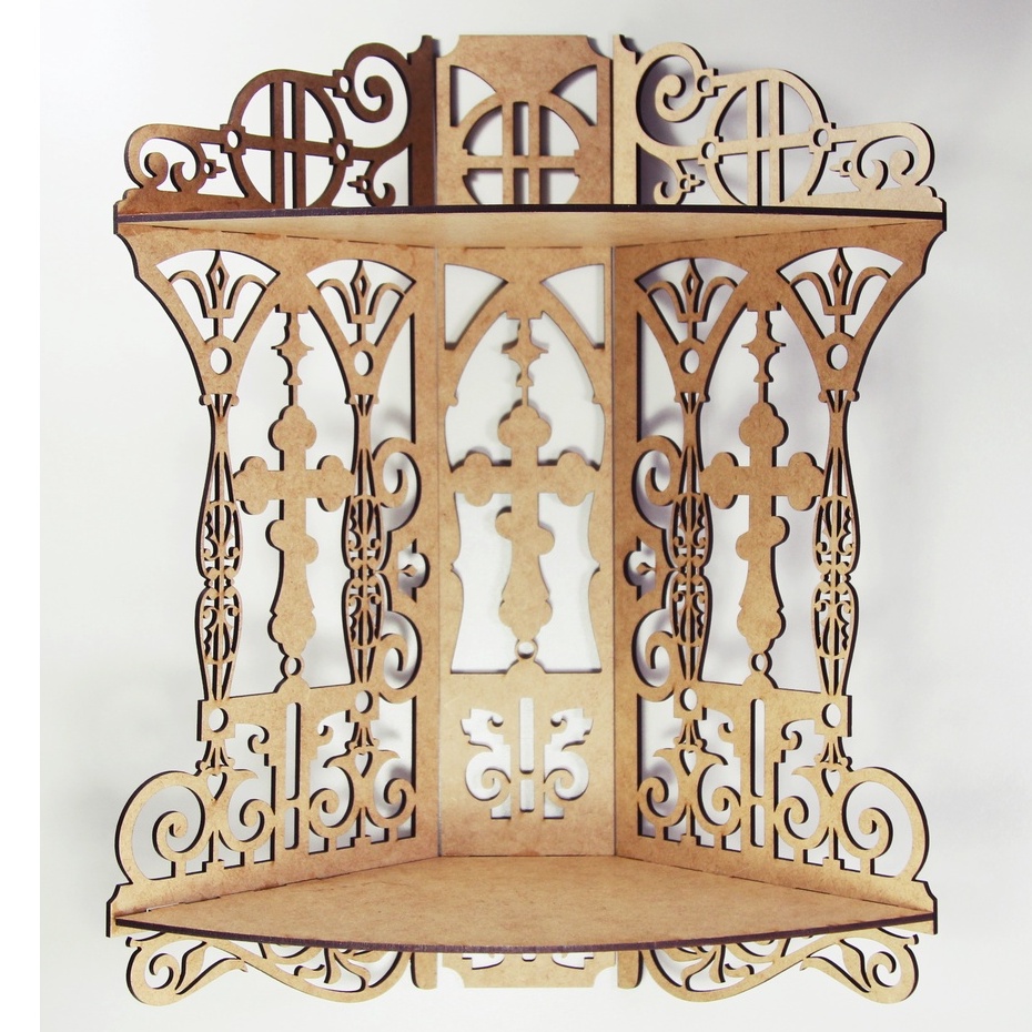 Altar Prateleira religiosa, criado para decorar seu ambiente de fé e devoção - MDF 3MM CRU em Oferta na Shopee