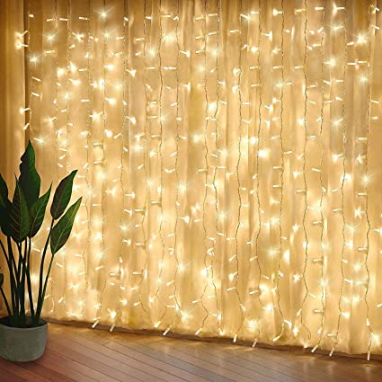 Cortina Led 500 Lâmpadas LED 3m x 2,5m - 110v - Branco Quente - Decoração  Para Casamento Festa Natal | Shopee Brasil