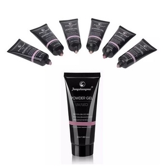Polygel Powder Gel Uv/Gel Fengshangmei/WG Acrigel Gel Moldado Fibra ...