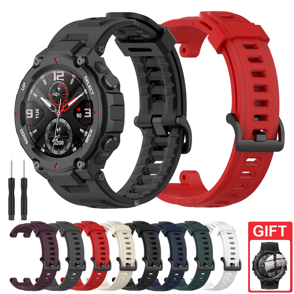 Substituição Da Fita De Silicone Para Xiaomi Huami Amazfit T-Rex/Pro/2 em Oferta na Shopee