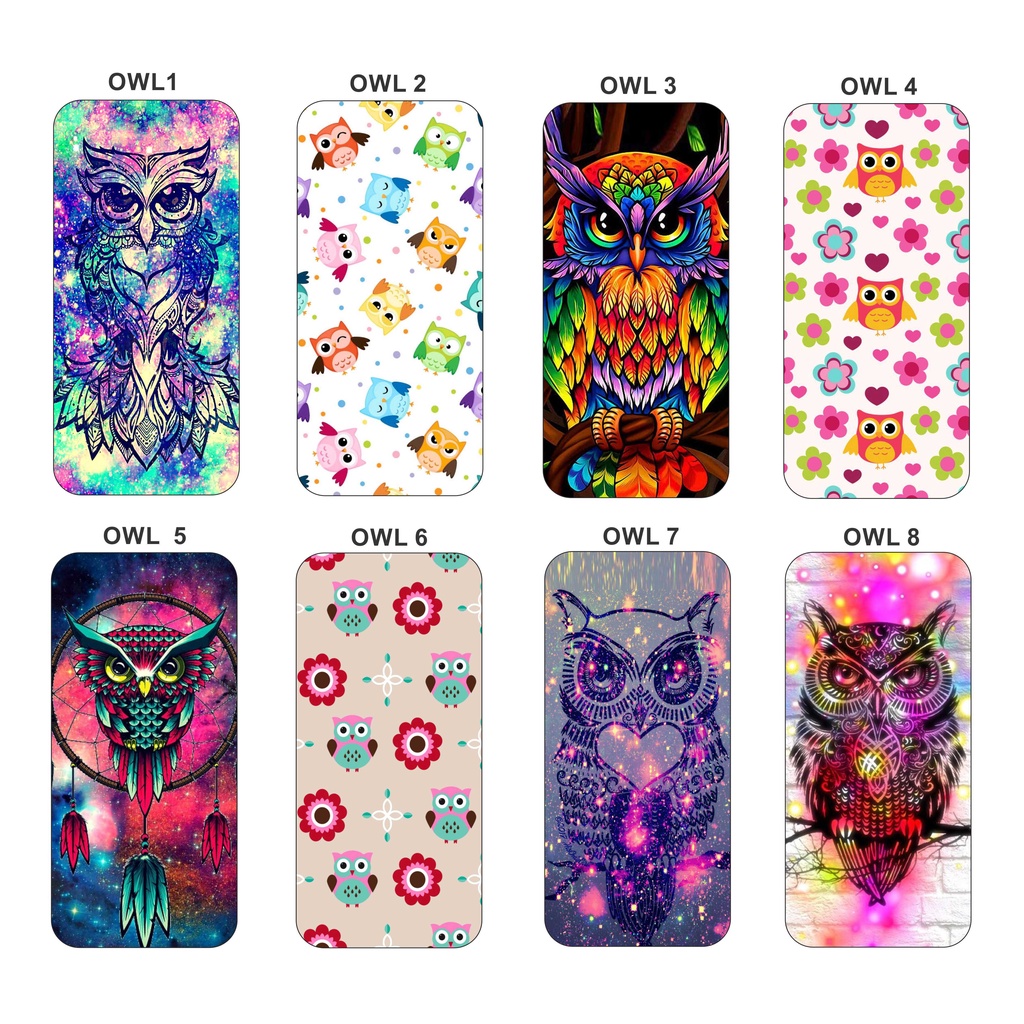 Capinha Capa para celular Xiaomi Redmi Note 6 Pro Note 7 Note 8 Note 8 Pro Note 8T Note 9 Note 9S Note 9 Pro Note 10 Note 10S - Corujinhas Coruja Feminina