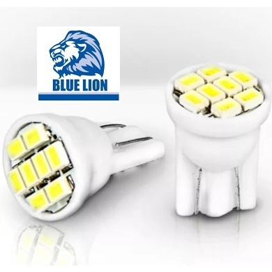 1 Lampada T10-8 Leds Smd Pingo Luz W5w 1026 Automotiva