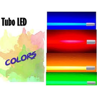 Lampada Tubular Led Colorida