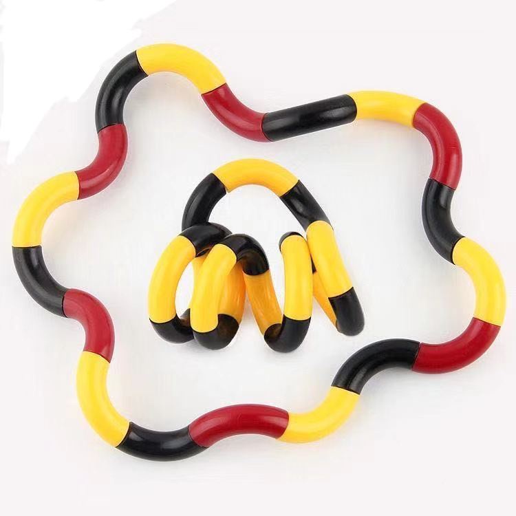 Brinquedo Antiestresse De Torção Articulados Colorido Enrolamentos Para Adultos/ Crianças FIDGET