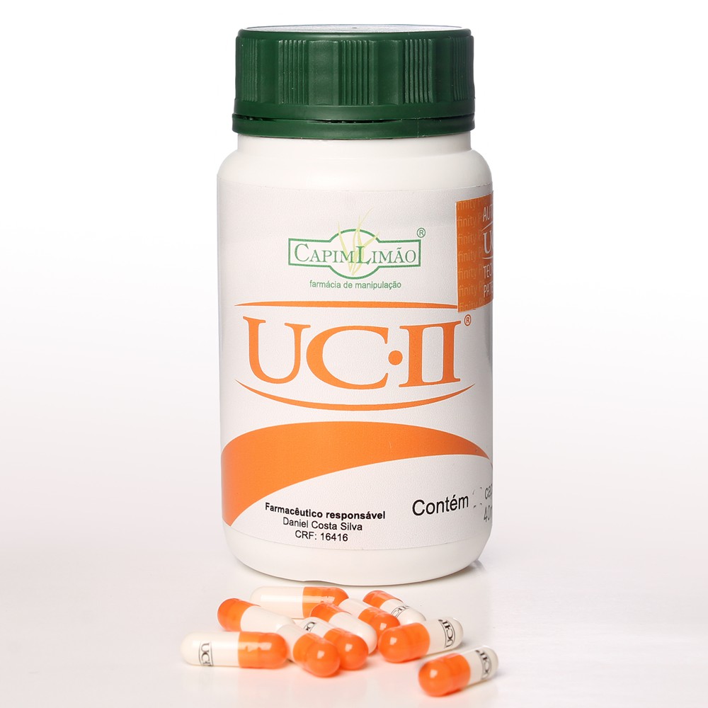 Uc-II Colágeno Tipo 2 40mg 90 Cap Com Selo De Autenticidade