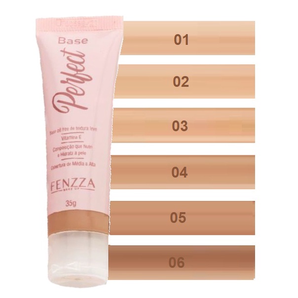 Base Perfect Fenzza Make Up 30g em Oferta na Shopee