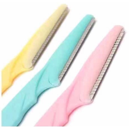 Lâminas Sobrancelha e Rosto Kit Com 3 Navalha Depilação Dermaplaning design