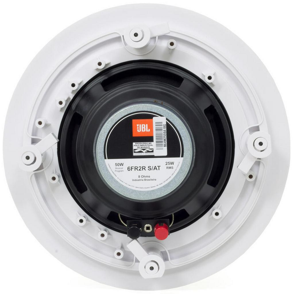 Caixa De Som Embutir Gesso Jbl 6fr2r 2 Arandelas — imagem 2 de 2