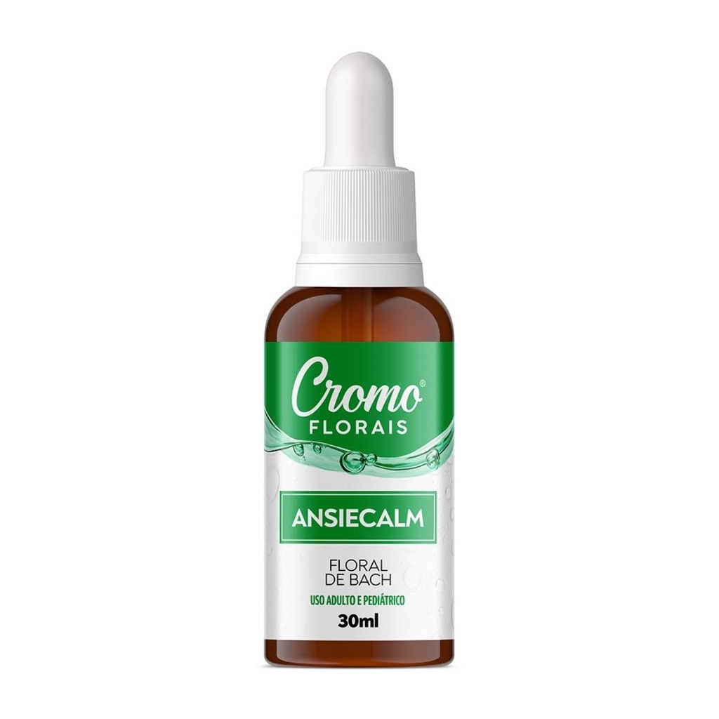 Domínio da Ansiedade Floral ANSIECALM 30ml - CromoFlorais Cromo Florais