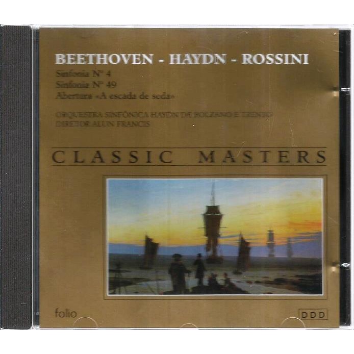 1503 Mcd- Cd Original 1997- Classic Masters- Beethoven- Haydn- Rossini- Orquestra Sinfônica Haydn E Trento- Clássica