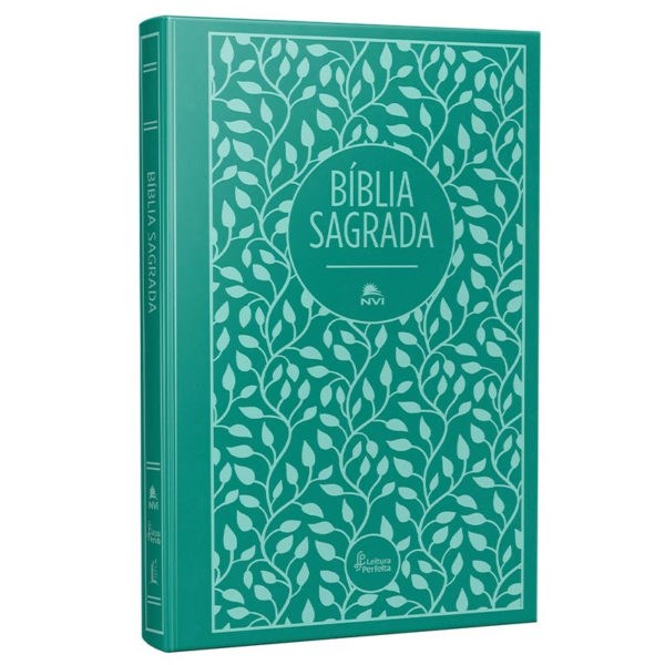 Bíblia Sagrada NVI | Leitura Perfeita | Tecido Verde em Oferta na Shopee