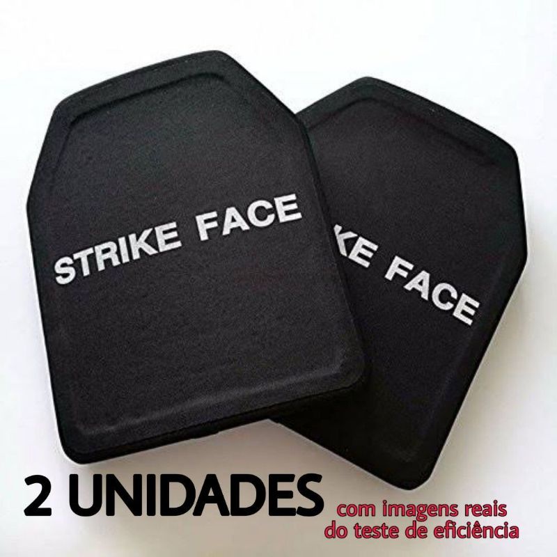 Placa Balística Nij Nível 3a Strike Face - Escorrega o Preço