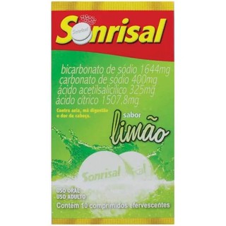 Sonrisal Limao Com 10 Comp Efev