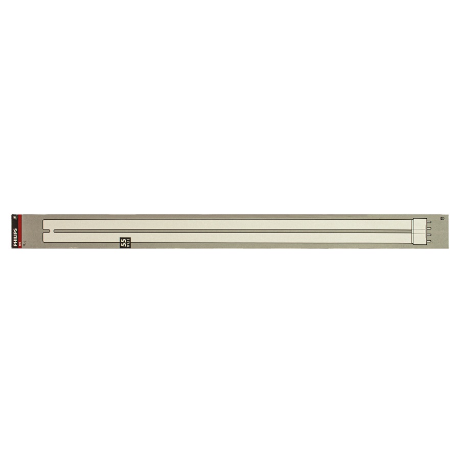 Lâmpada UV UVC 55W Philips 2g11 4 pinos germicida ultravioleta compacta esterilizador filtro aquário