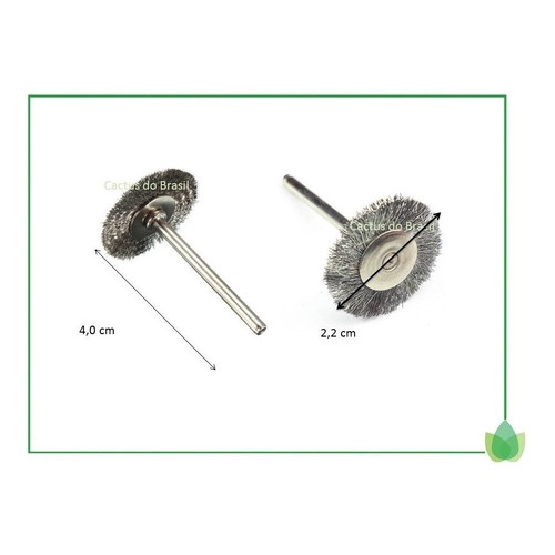 Escova De Aço 22mm Mini Retifica Dremel - 10pçs