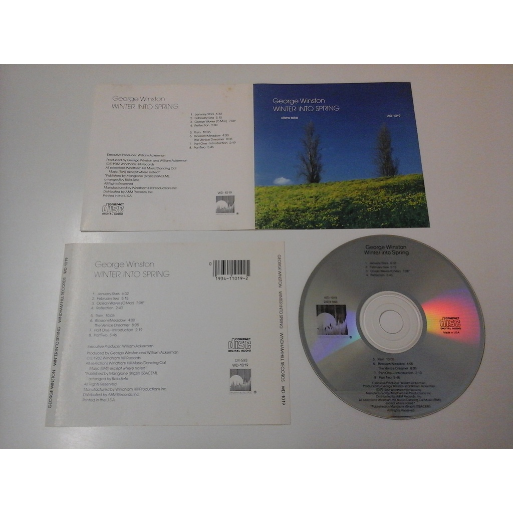 Cd George Winston - Winter Into Spring (importado)