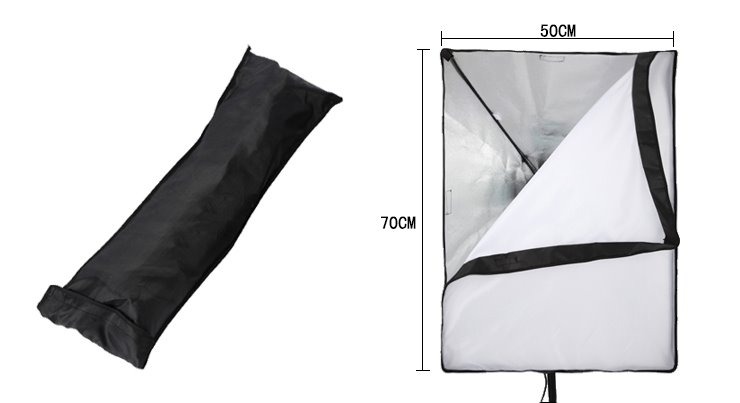 Softbox 50x70cm Com Soquete E-27