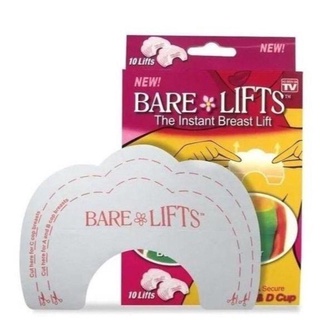 Sutiã Adesivo Invisível 10 Adesivos 5 pares Levanta Seios Bare Lifts