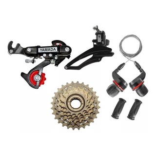 Kit Relação 18 Marchas Câmbios Bicicletas Yamada Catraca 18v em Oferta na Shopee