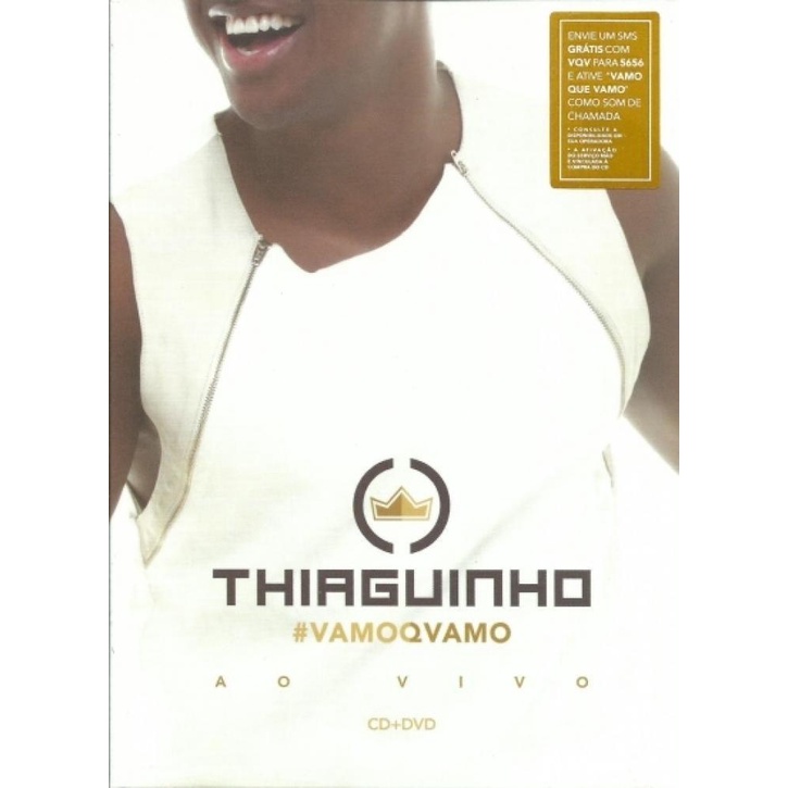 Dvd Thiaguinho Vamo Que Vamo Ao Vivo Dvd + Cd Lacrado