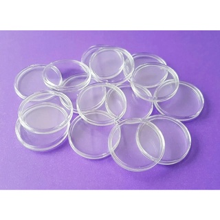 10 Cápsulas De Acrílico 27mm Para Moeda De 1 Real Olimpíadas