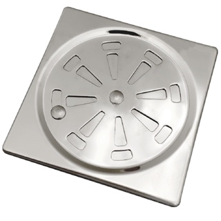 Ralo Grelha Inox Para Banheiro 10x10 Tampa Alto Padrão em Oferta na Shopee