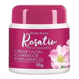 Creme Clareador Para Marcas Com Óleo De Rosa Mosqueta 55g Rosativ Abelha Rainha em Oferta na Shopee