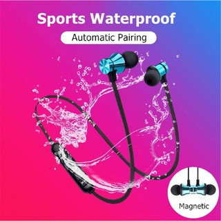 Fone de Ouvido XT11 Magnético sem Fio Bluetooth/Headset Esportivo de Música com Faixa de Pescoço e Microfone