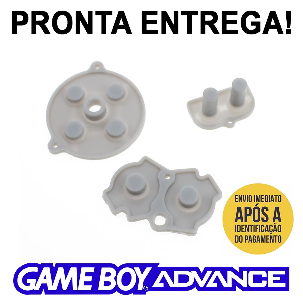 Kit Borrachas Condutivas Game Boy Advance Gba 1º Modelo Novas!