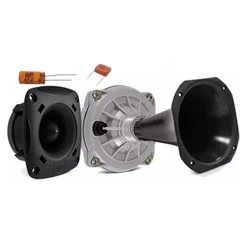 Kit Driver D250X + Super Tweeter St200 + Corneta Curta