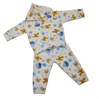 CONJUNTO SOFT BEBÊ ESTAMPADO COM CAPUZ em Oferta na Shopee