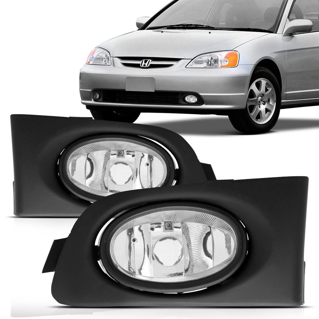 Farol Milha Auxiliar Civic 2001 2002 2003 em Oferta na Shopee