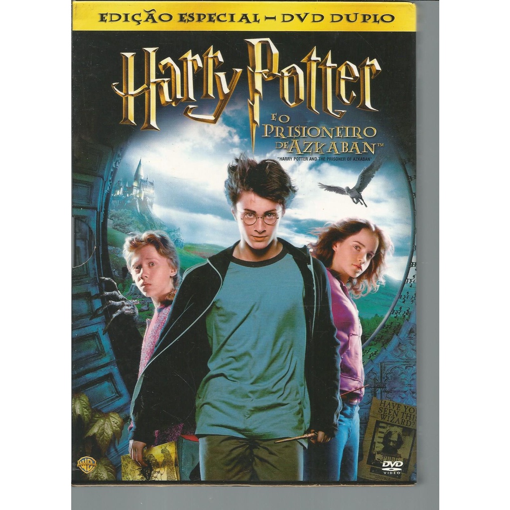 Dvd Harry Potter E O Prisioneiro De Azkaban, Edição Especial, Dvd Duplo
