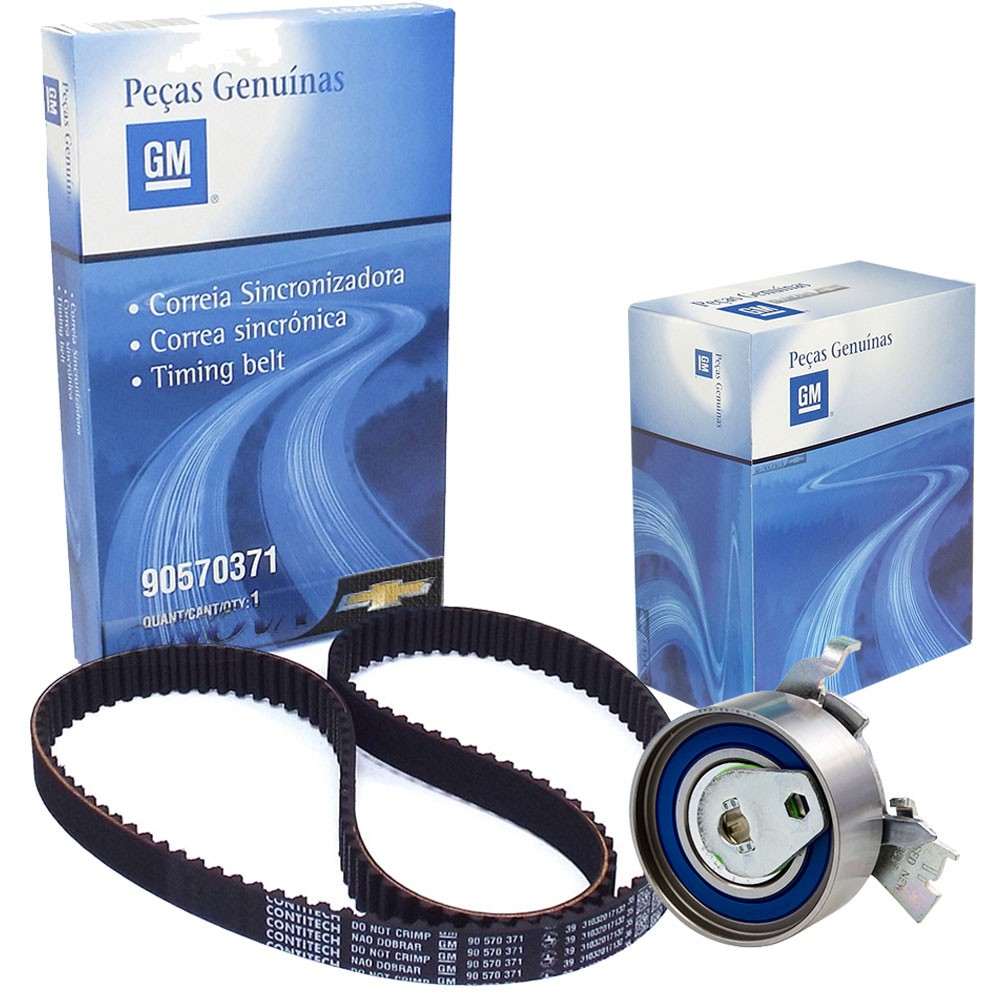 Kit Correia Dentada E Tensor Astra Vectra Zafira Original Gm em Oferta na Shopee