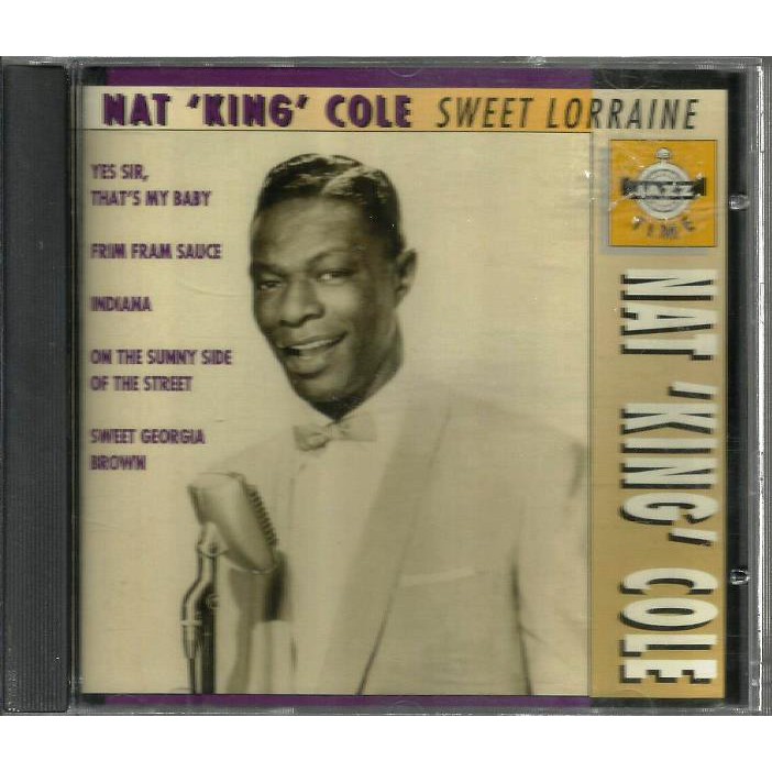 670 Mcd- CD Original 1995- Nat King Cole- Sweet Lorraine- Jazz Time- Importado
