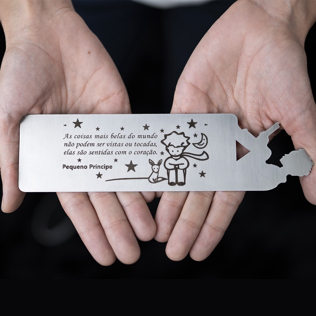 Marca-Página Menino/Pequeno Príncipe - Leve a Mensagem Mais Bela do Mundo para Seus Livros.