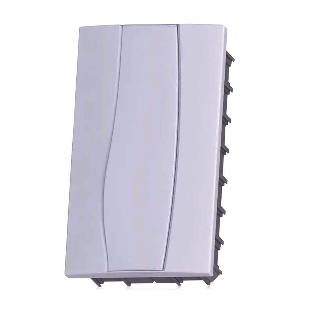 Caixa De Distribuicao Embutir 18 Disjuntores Din IP40 Branca em Oferta na Shopee