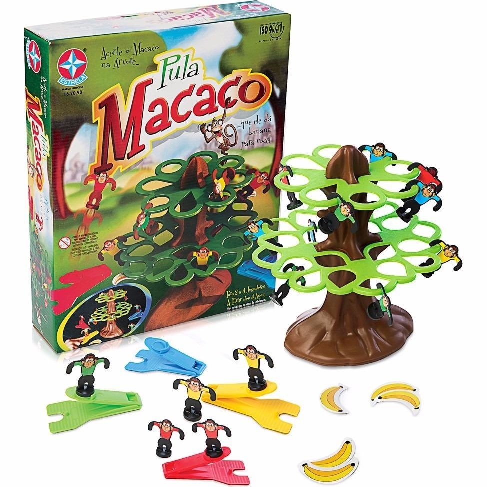 Brinquedo Jogo Pula Macaco Classico Original - Estrela