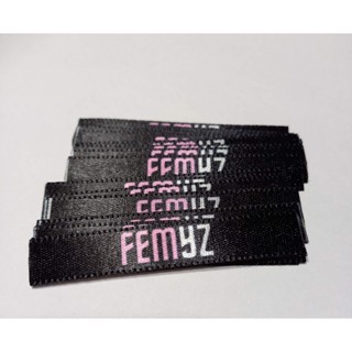 Etiqueta Tecido Cetim Personalizada - 6x1cm - 100und em Oferta na Shopee