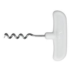 Saca Rolhas para Vinho com Cabo de Plástico - Kit com 02