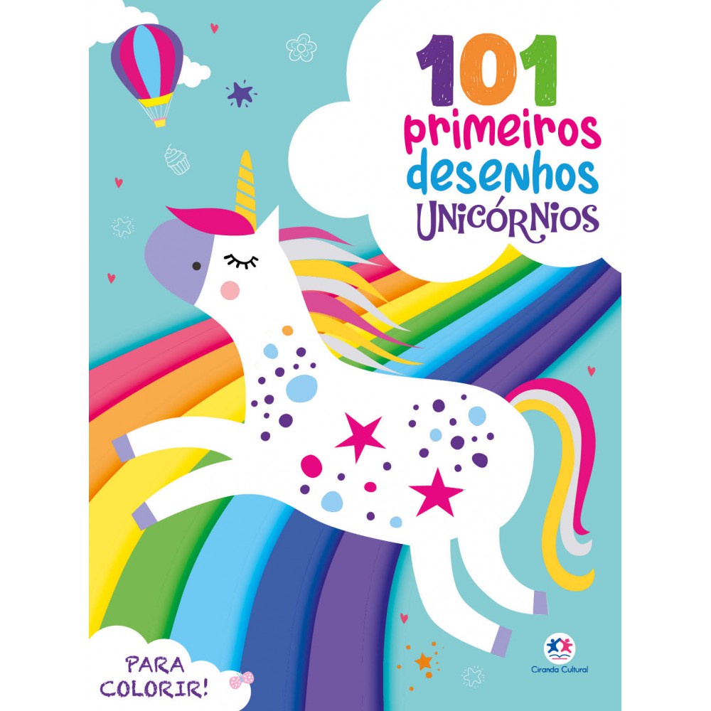 Livro - 101 primeiros desenhos - Unicórnios em Oferta na Shopee