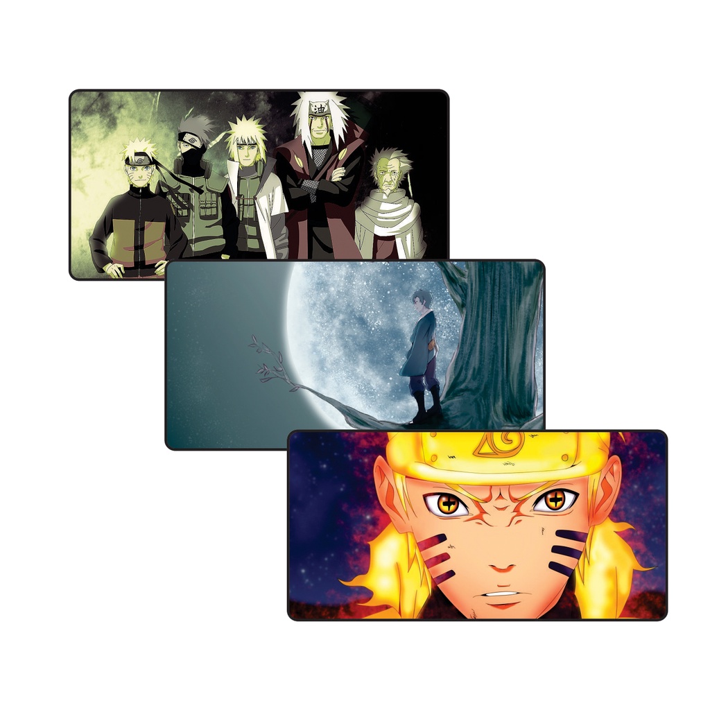 Mouse Pad Gamer Speed Extra Grande 100x50 Naruto Várias Estampas Perfeito para Games