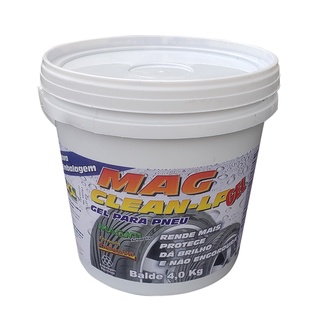 Pneu Pretinho Gel Mag Clean-lp Gel Balde 4kg Magnil