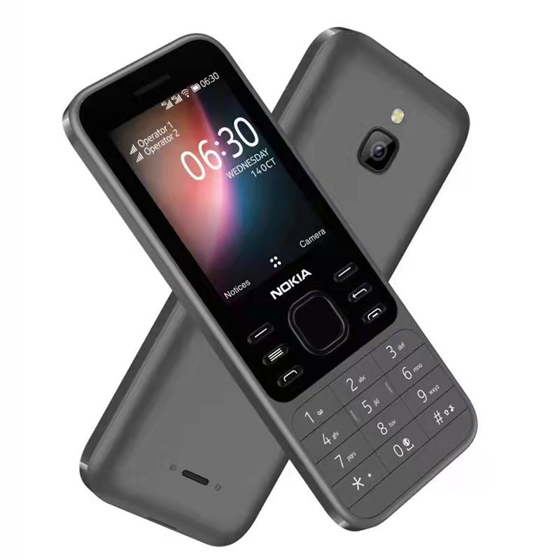 2022 Mais Recente Nokia 6300 WIFI 4G Telefone Móvel GSM dual card Estudante Idosos