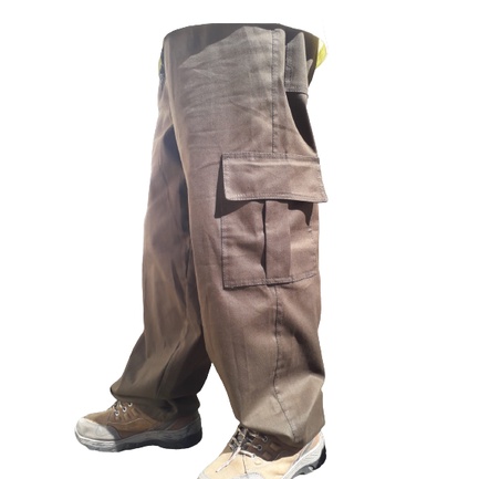 Lançamento Calça Cargo Marrom Café