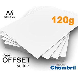 Papel Offset 120g - A6 1000 Folhas em Oferta na Shopee