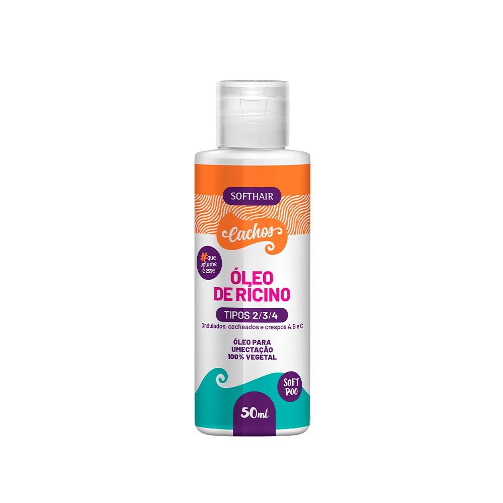 Óleo de Rícino Soft Hair 50ml em Oferta na Shopee